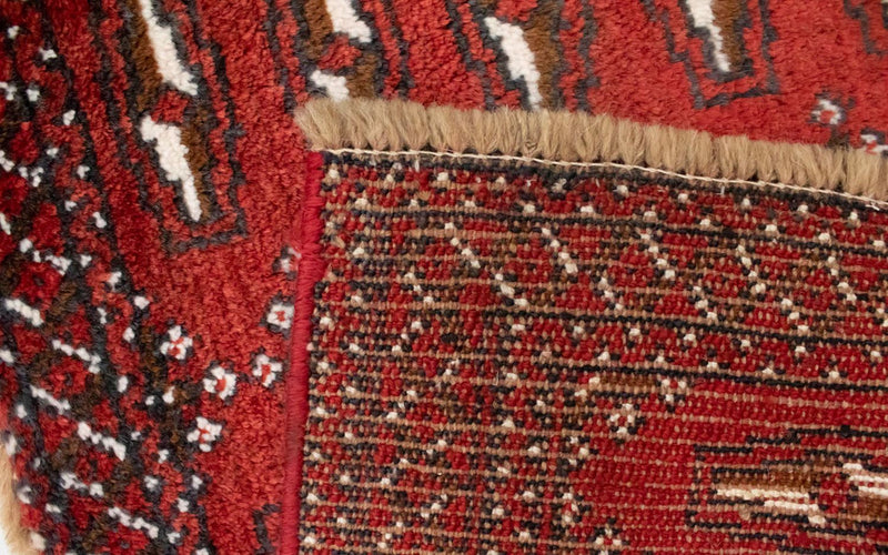 Tappeto Turkaman - 130 x 60 cm - rosso