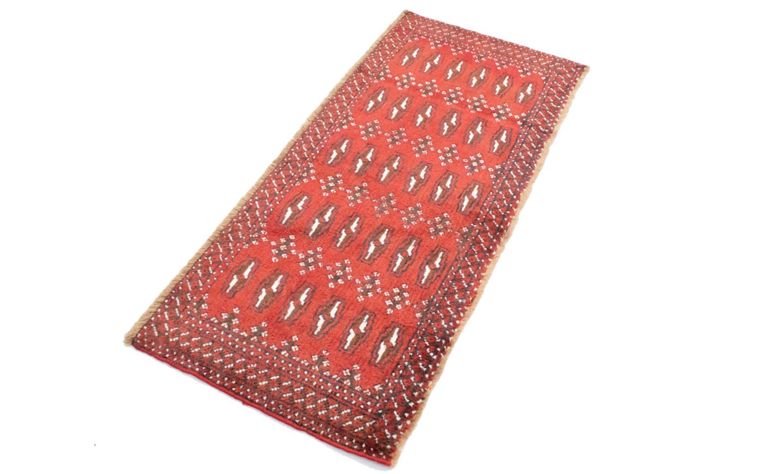 Tappeto Turkaman - 130 x 60 cm - rosso