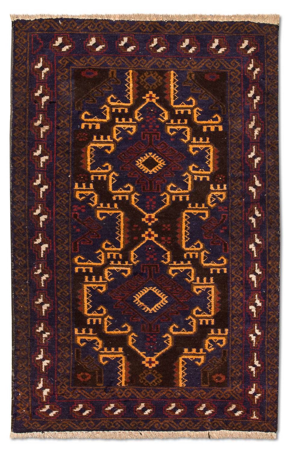 Tappeto Belutsch - 133 x 81 cm - blu