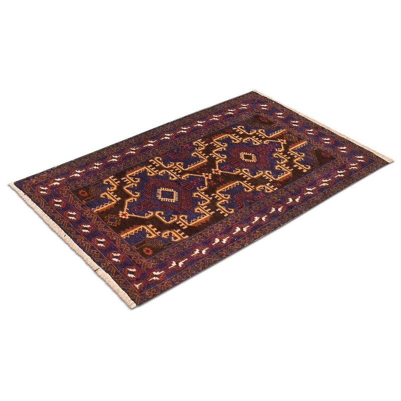 Tappeto Belutsch - 133 x 81 cm - blu
