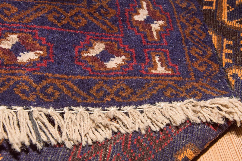 Tappeto Belutsch - 133 x 81 cm - blu