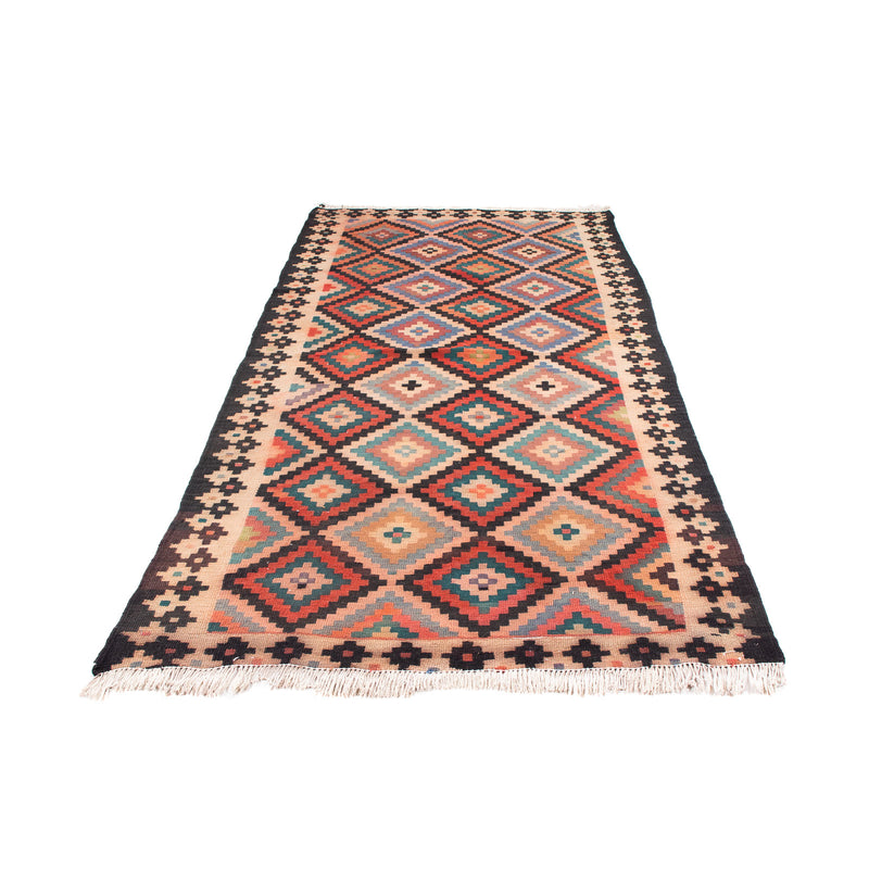Tappeto corsia Tappeto Kelim - Vecchio - 225 x 112 cm - multicolore