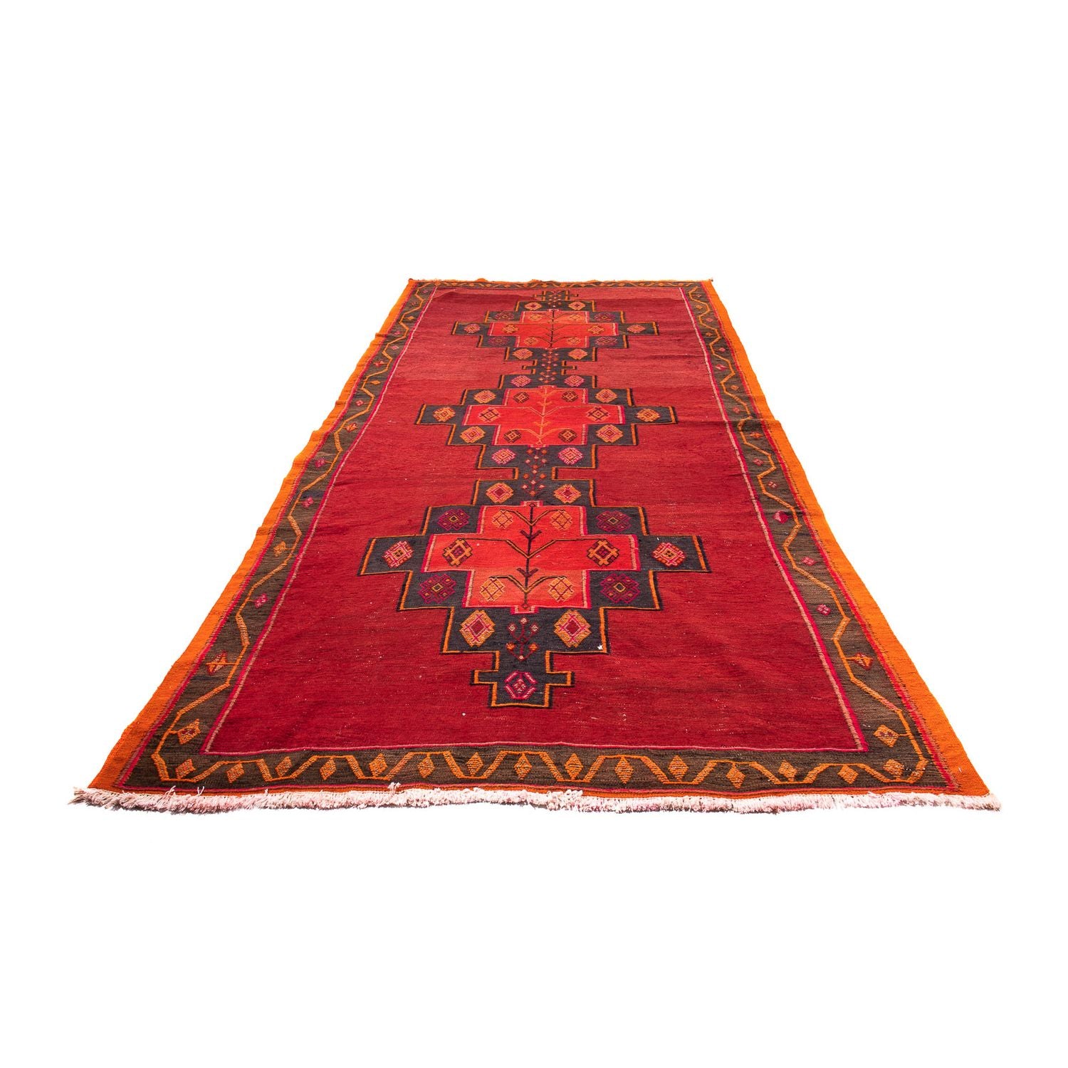 Tappeto Kelim - Vecchio - 310 x 160 cm - multicolore