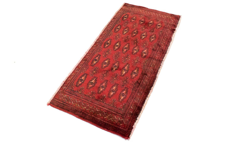 Tappeto Turkaman - 130 x 60 cm - rosso