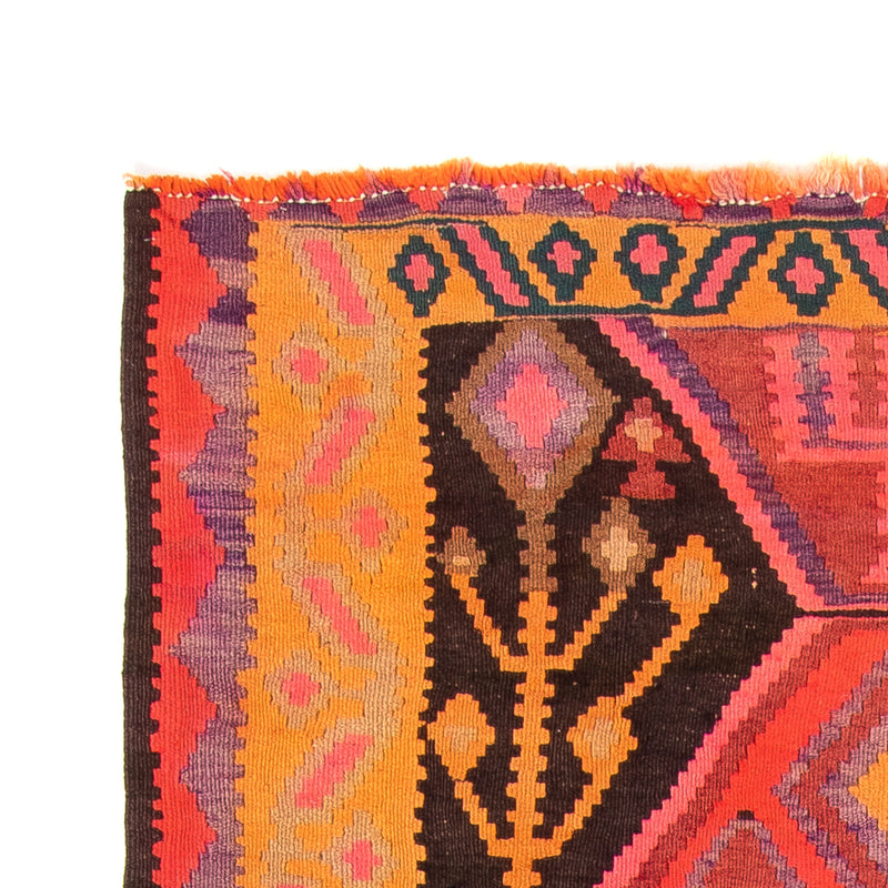 Tappeto corsia Tappeto Kelim - Vecchio - 305 x 160 cm - multicolore