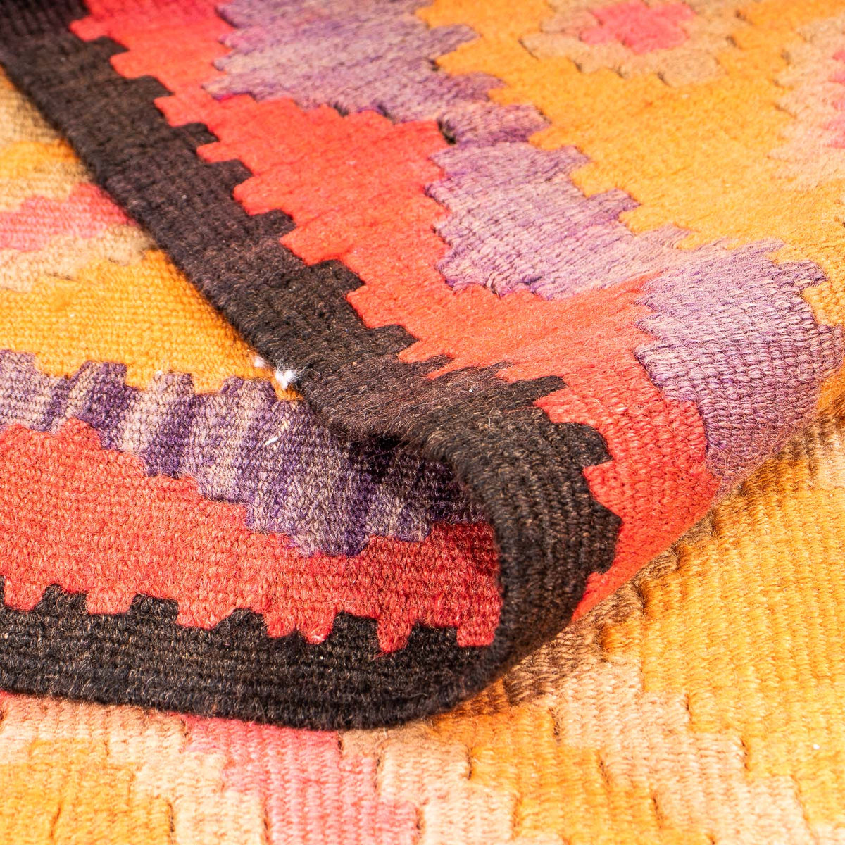 Tappeto corsia Tappeto Kelim - Vecchio - 305 x 160 cm - multicolore