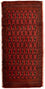 Tappeto Turkaman - 130 x 60 cm - rosso