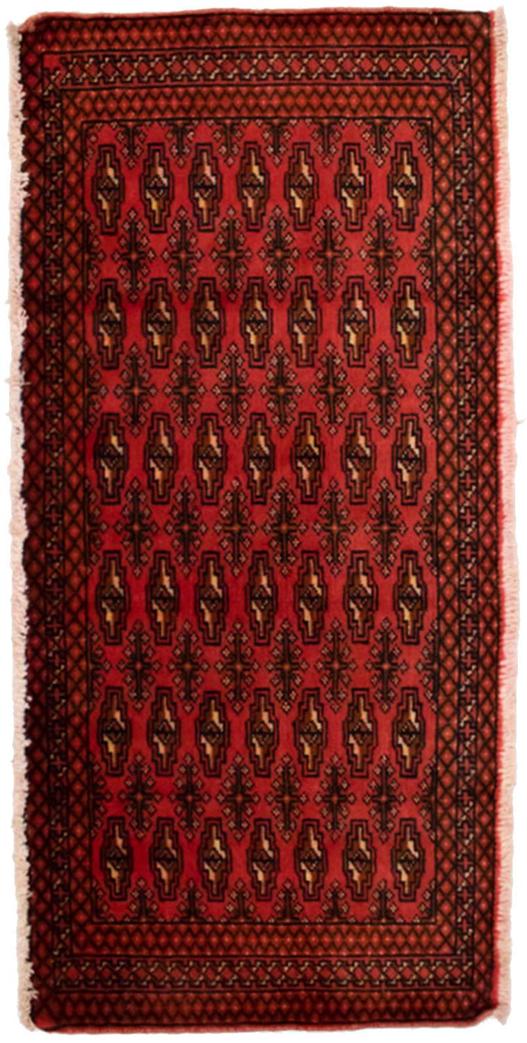 Tappeto Turkaman - 130 x 60 cm - rosso