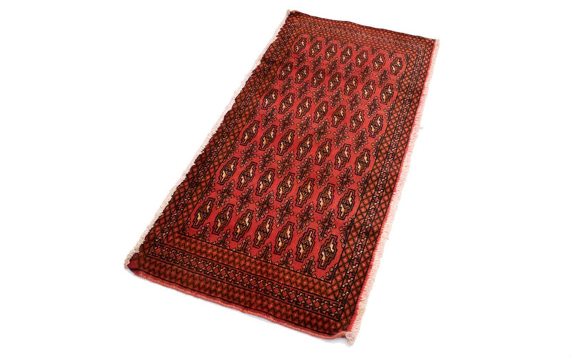 Tappeto Turkaman - 130 x 60 cm - rosso