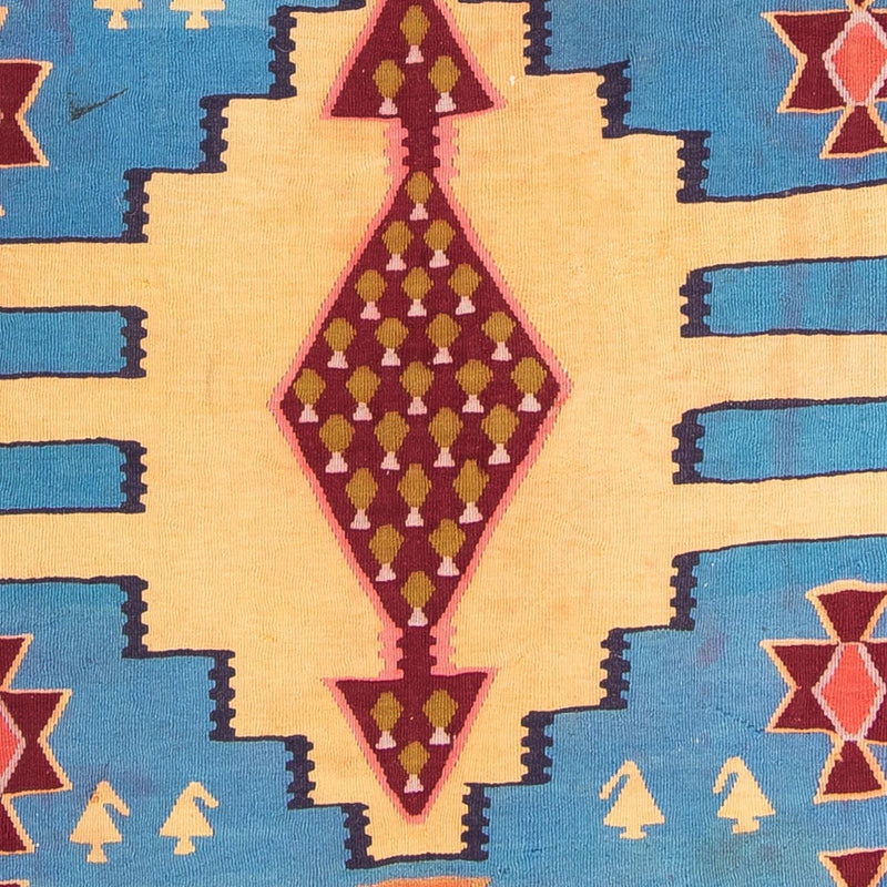 Tappeto corsia Tappeto Kelim - Vecchio - 280 x 140 cm - multicolore