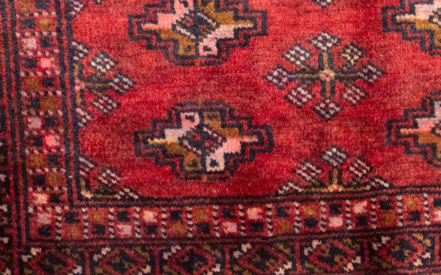 Tappeto Turkaman - 130 x 60 cm - rosso