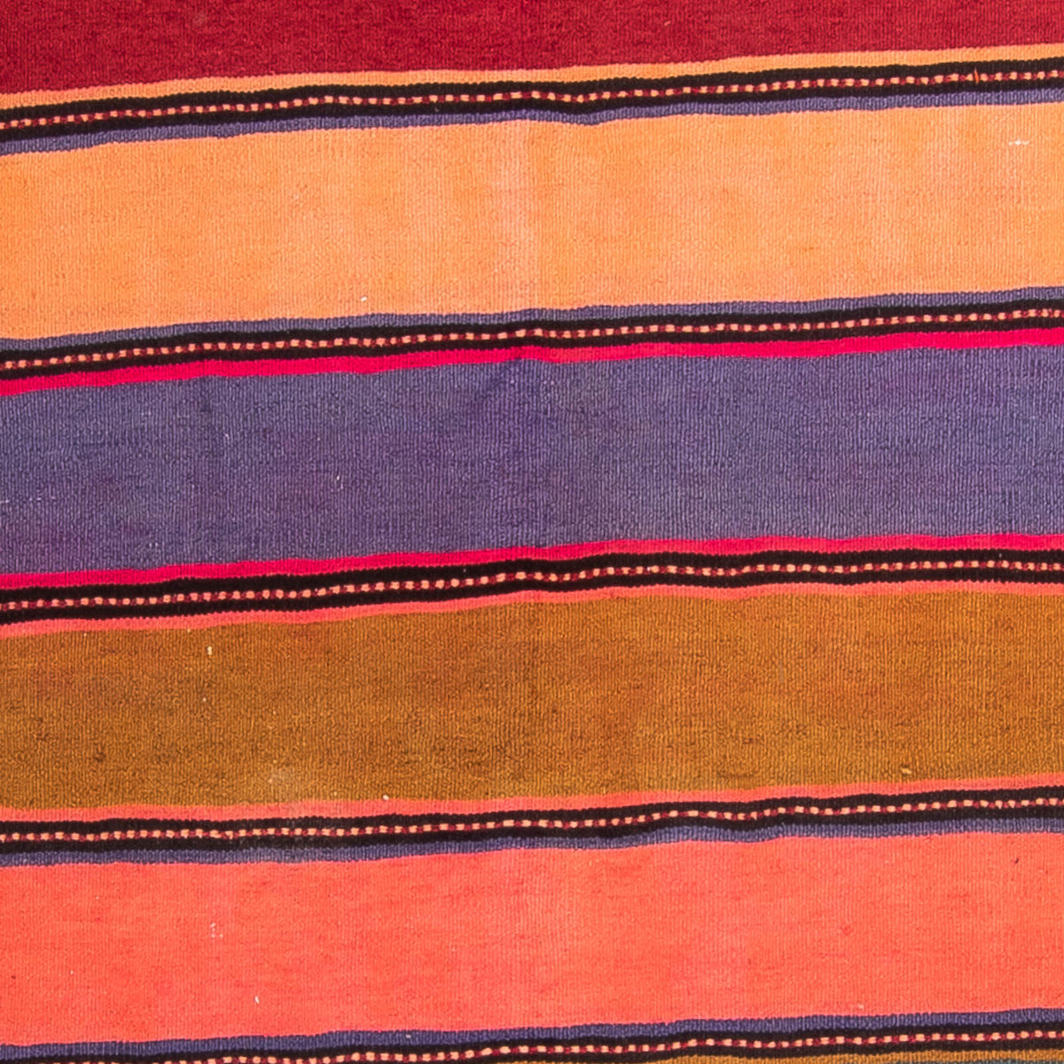 Tappeto corsia Tappeto Kelim - Vecchio - 370 x 137 cm - multicolore