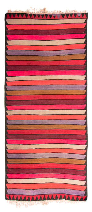 Tappeto corsia Tappeto Kelim - Vecchio - 340 x 160 cm - multicolore