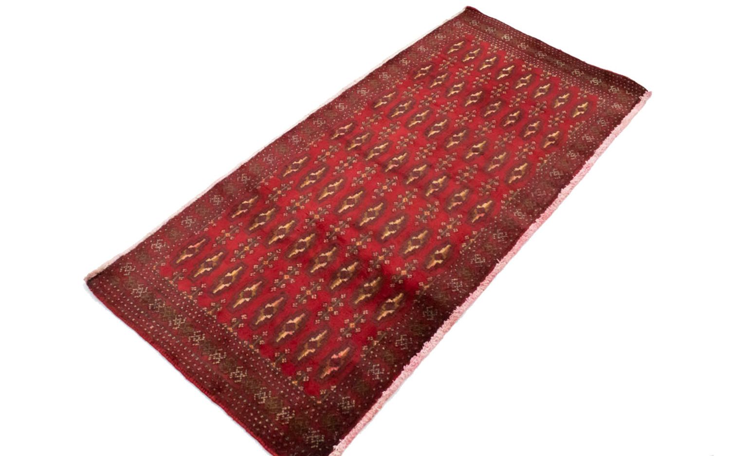 Tappeto Turkaman - 130 x 60 cm - rosso