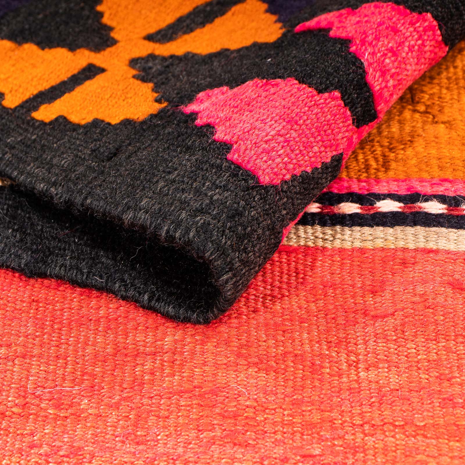 Tappeto corsia Tappeto Kelim - Vecchio - 360 x 170 cm - multicolore