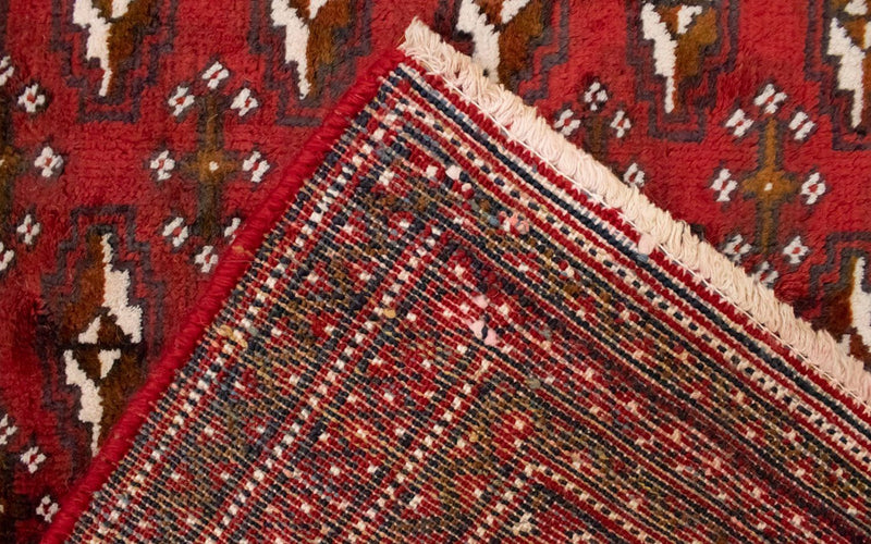Tappeto Turkaman - 130 x 60 cm - rosso