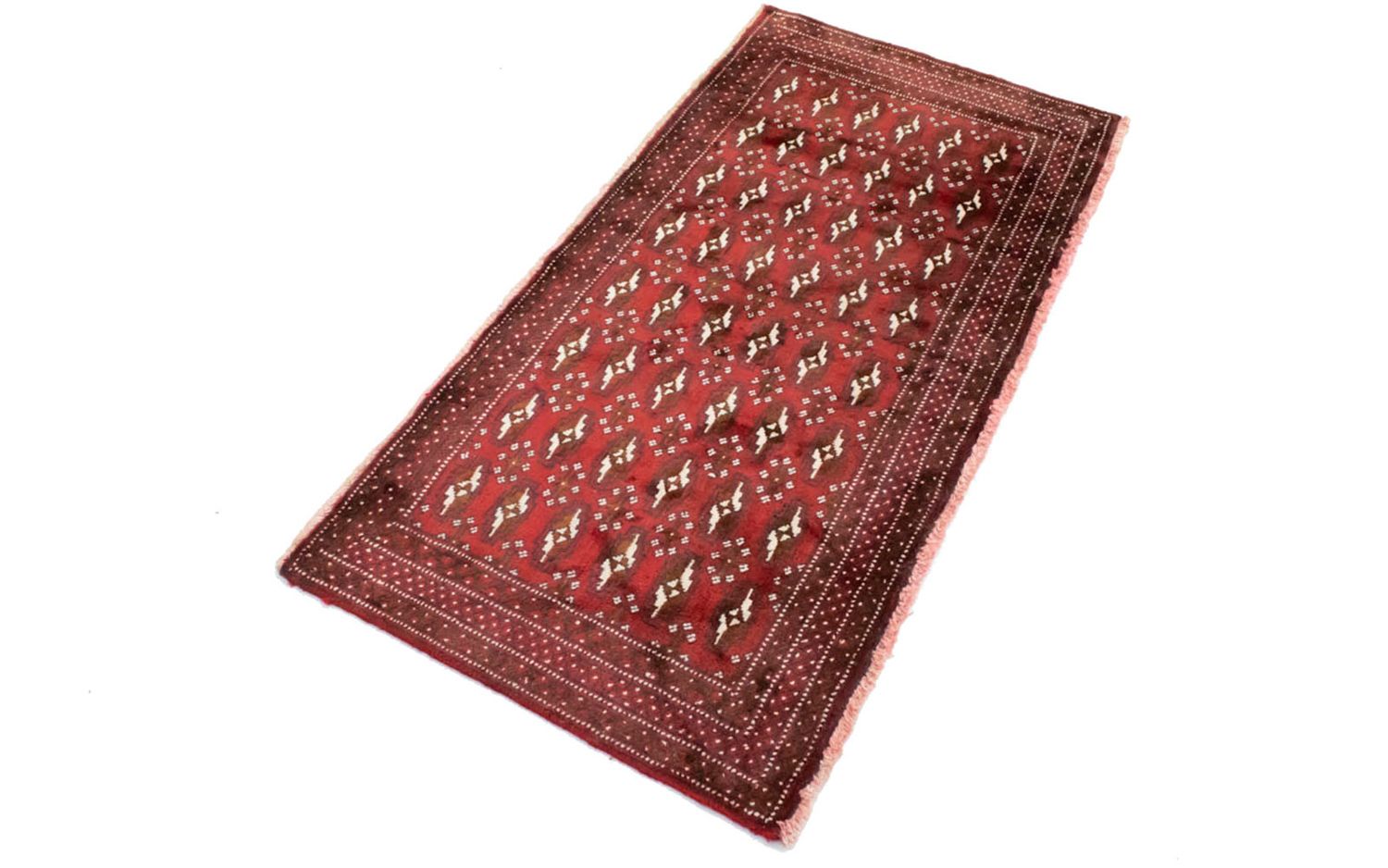 Tappeto Turkaman - 130 x 60 cm - rosso