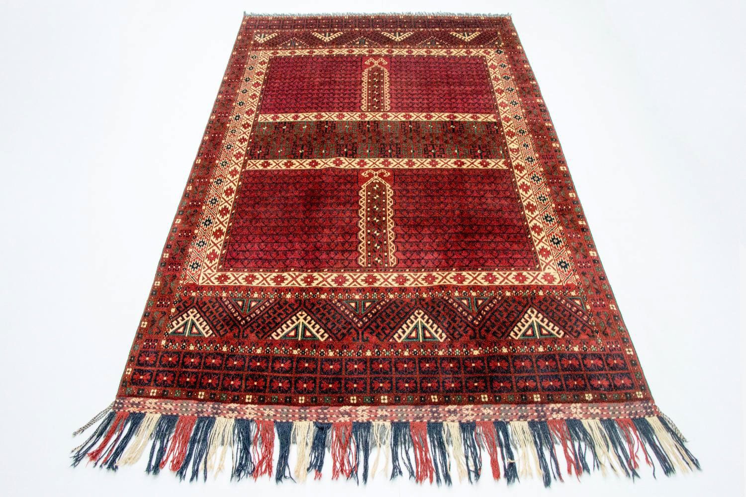 Tappeto afgano - Hatschlu - 293 x 203 cm - rosso