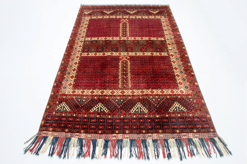 Tappeto afgano - Hatschlu - 293 x 203 cm - rosso