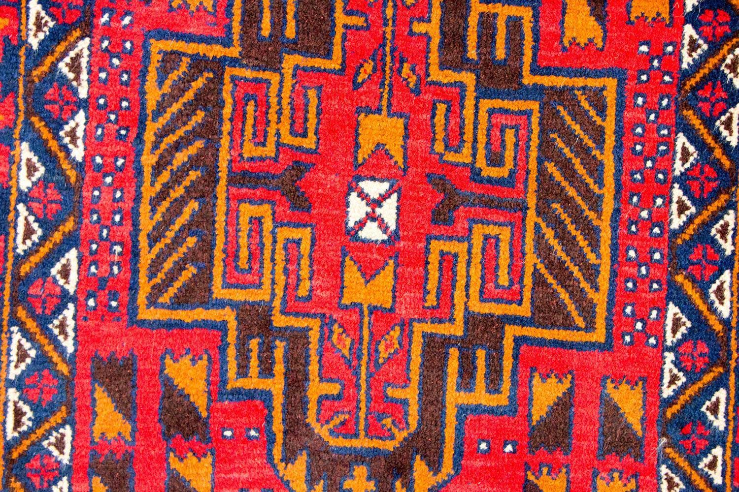Tappeto Belutsch - 142 x 84 cm - rosso