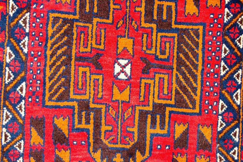 Tappeto Belutsch - 142 x 84 cm - rosso