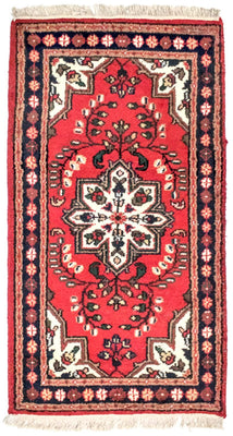 Tappeto orientale - 160 x 90 cm - rosso