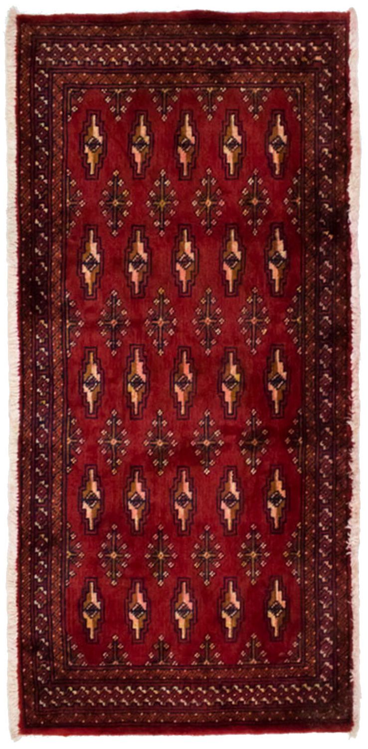 Tappeto Turkaman - 130 x 60 cm - rosso
