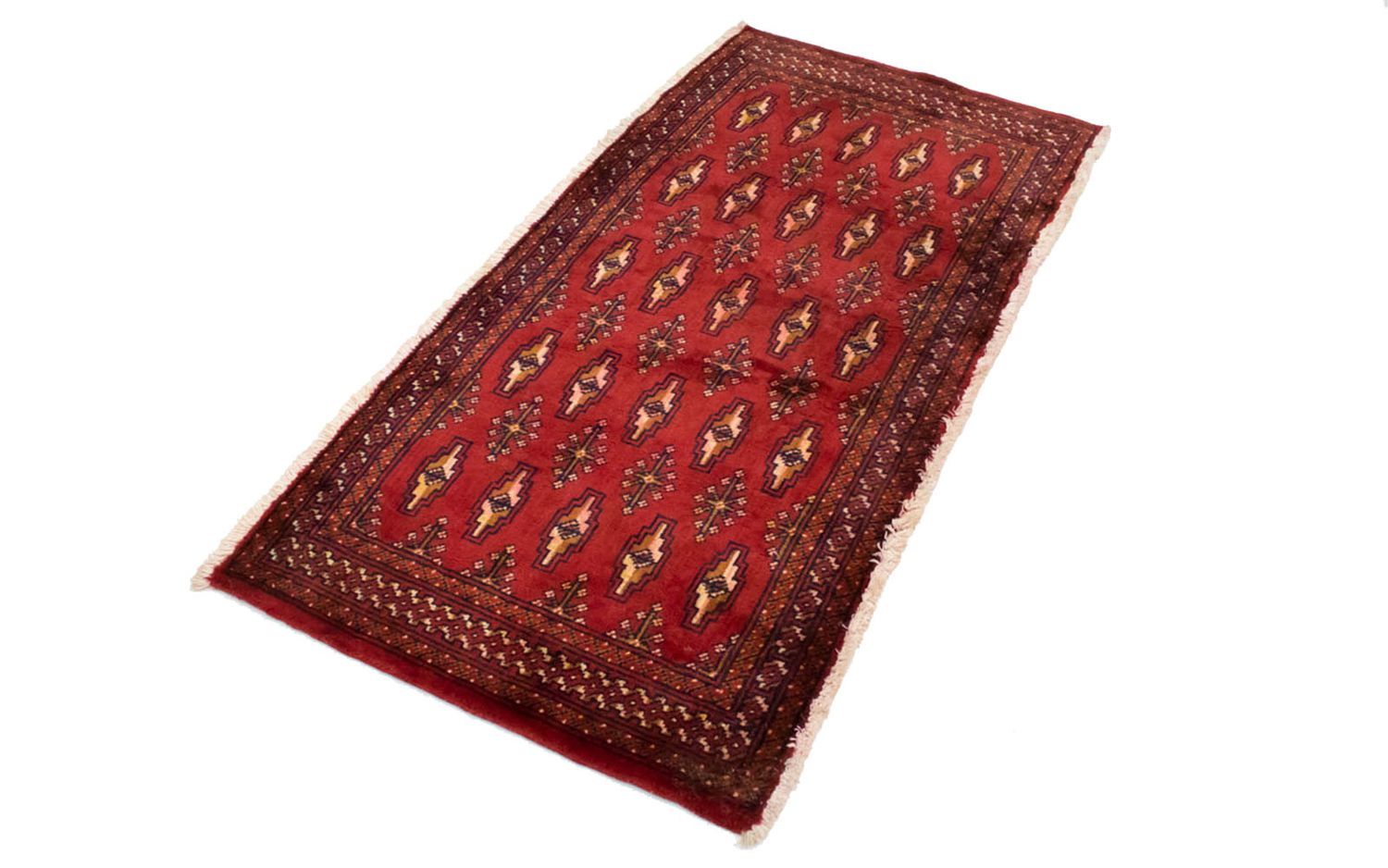 Tappeto Turkaman - 130 x 60 cm - rosso