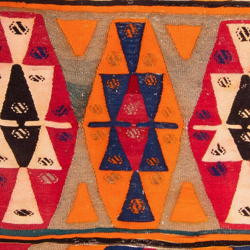 Tappeto corsia Tappeto Kelim - Vecchio - 300 x 160 cm - multicolore