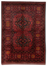 Tappeto afgano - Kunduz - 138 x 96 cm - rosso