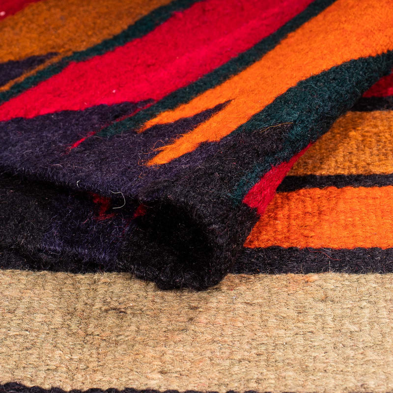 Tappeto corsia Tappeto Kelim - Vecchio - 350 x 150 cm - multicolore
