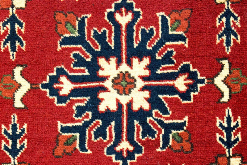 Tappeto corsia Tappeto afgano - Hatschlu - 297 x 84 cm - rosso