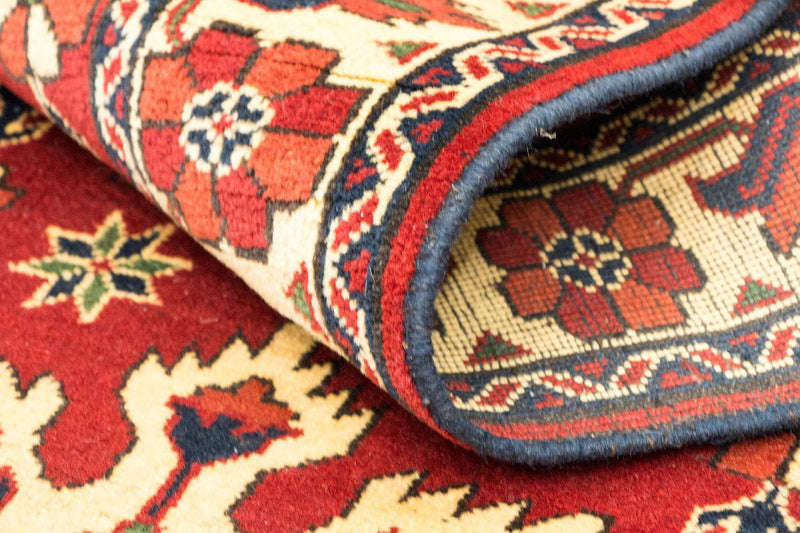 Tappeto corsia Tappeto afgano - Hatschlu - 297 x 84 cm - rosso