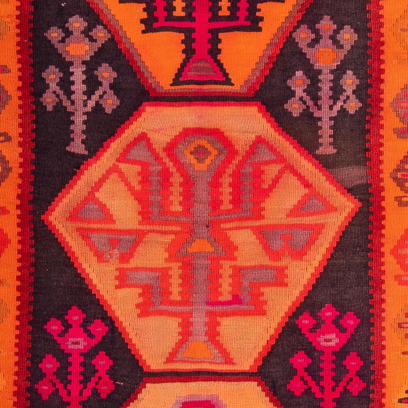 Tappeto corsia Tappeto Kelim - Vecchio - 360 x 140 cm - multicolore