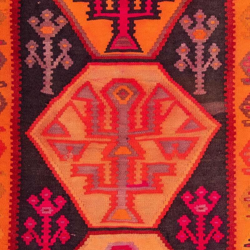 Tappeto corsia Tappeto Kelim - Vecchio - 360 x 140 cm - multicolore
