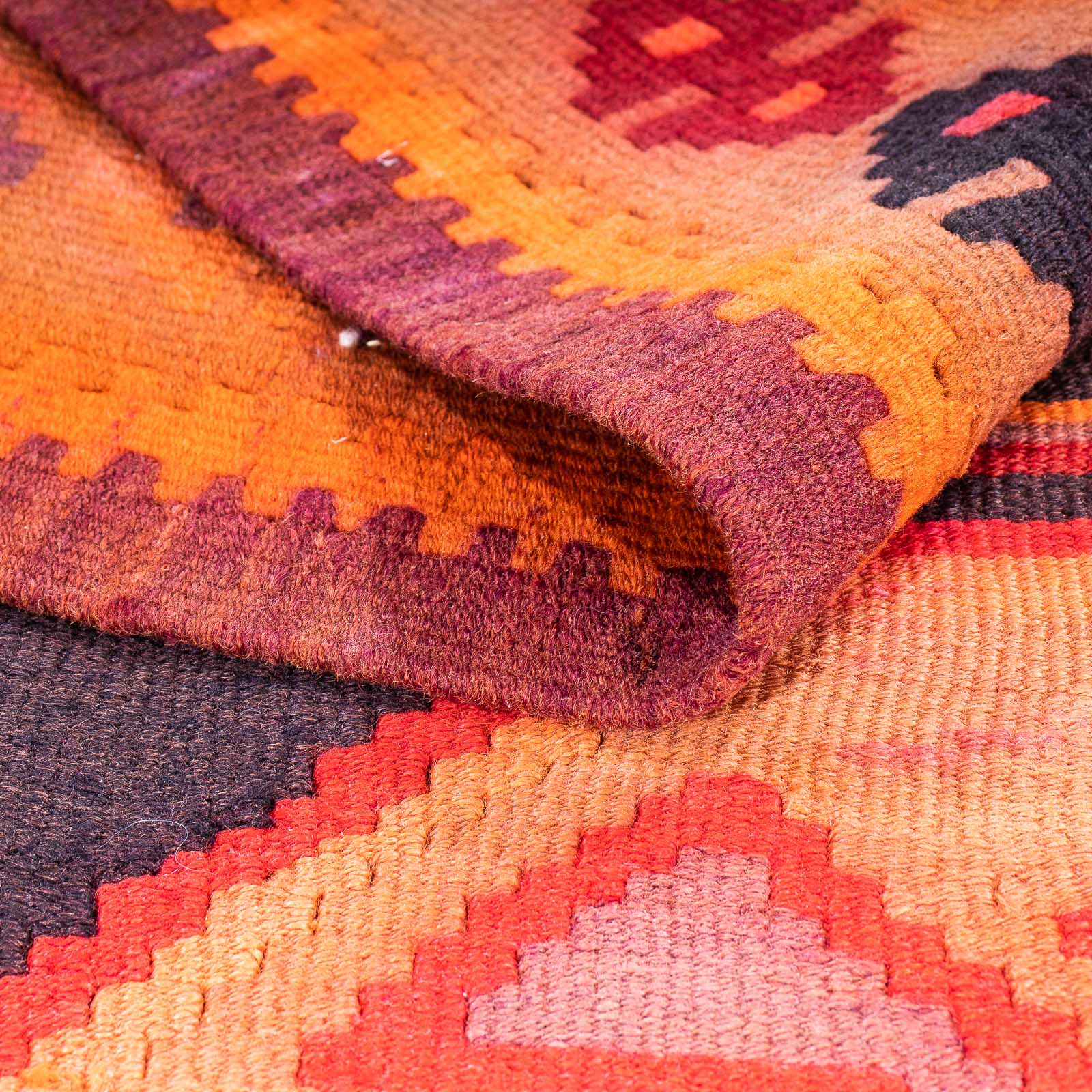 Tappeto corsia Tappeto Kelim - Vecchio - 360 x 140 cm - multicolore