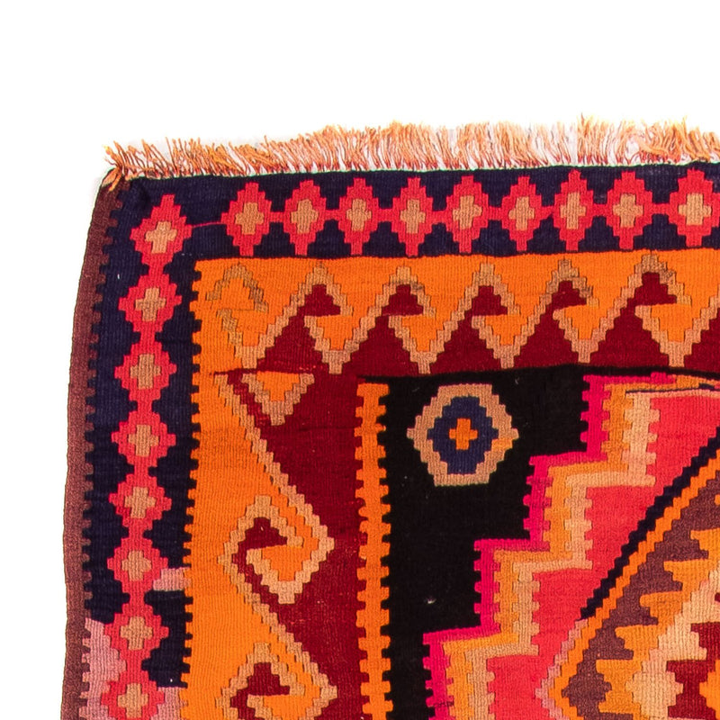 Tappeto corsia Tappeto Kelim - Vecchio - 320 x 155 cm - multicolore