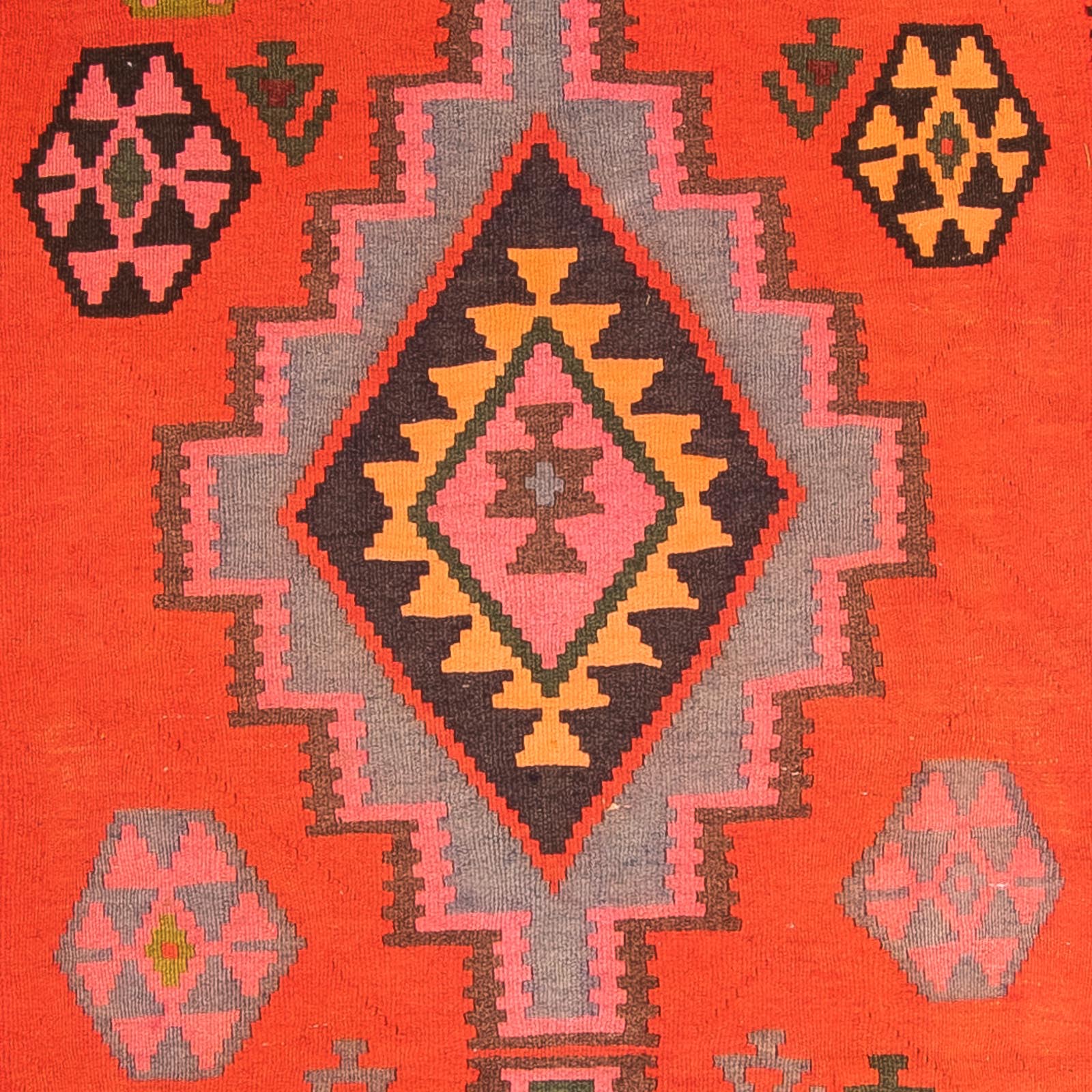 Tappeto corsia Tappeto Kelim - Vecchio - 330 x 155 cm - multicolore