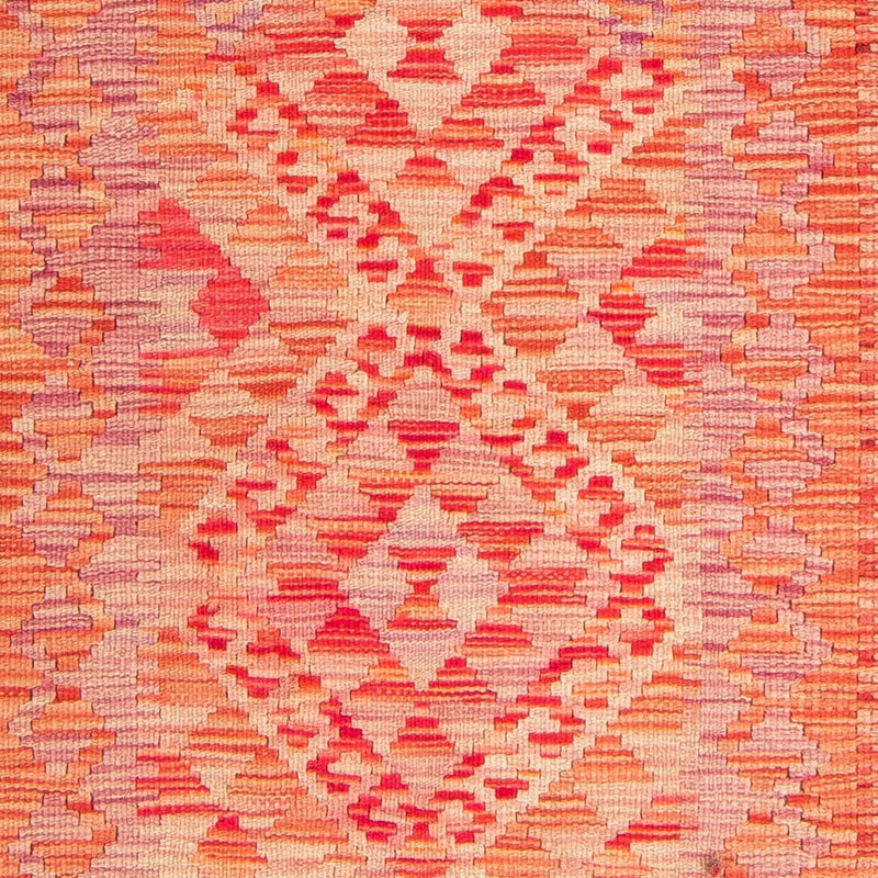 Tappeto Kelim - Splash - 185 x 101 cm - rosso chiaro