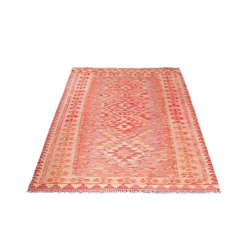 Tappeto Kelim - Splash - 185 x 101 cm - rosso chiaro