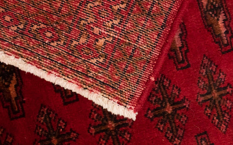 Tappeto Turkaman - 130 x 60 cm - rosso