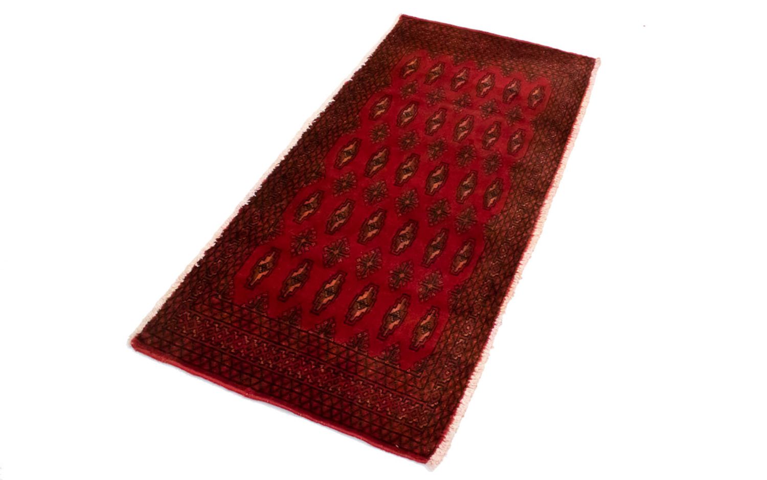 Tappeto Turkaman - 130 x 60 cm - rosso