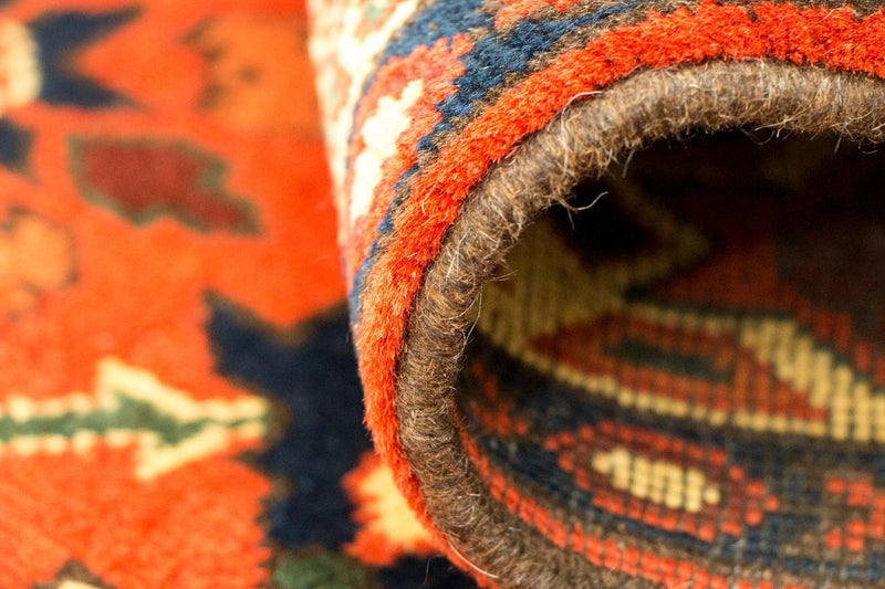 Tappeto corsia Tappeto afgano - Hatschlu - 305 x 84 cm - arancione