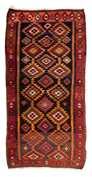 Tappeto Kelim - Vecchio - 270 x 140 cm - multicolore