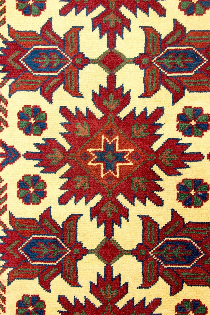 Tappeto corsia Tappeto afgano - Hatschlu - 304 x 80 cm - rosso