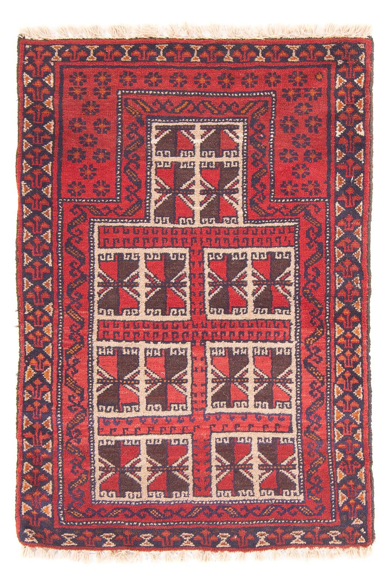 Tappeto Belutsch - Tappeto di preghiera - 127 x 80 cm - rosso