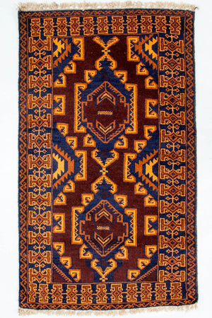 Tappeto Belutsch - 140 x 83 cm - multicolore