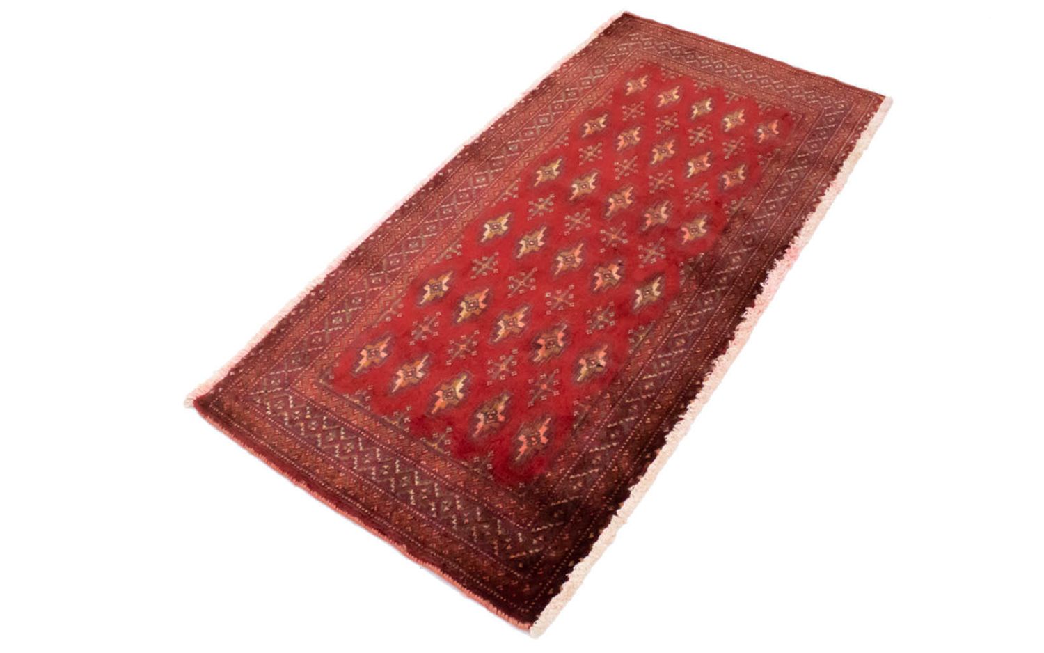 Tappeto Turkaman - 130 x 60 cm - rosso