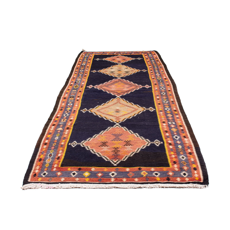 Tappeto corsia Tappeto Kelim - Vecchio - 330 x 120 cm - multicolore