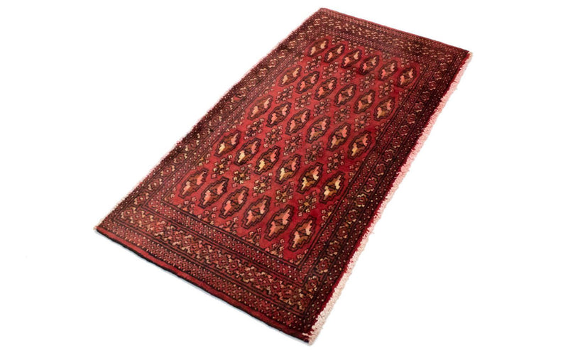 Tappeto Turkaman - 130 x 60 cm - rosso